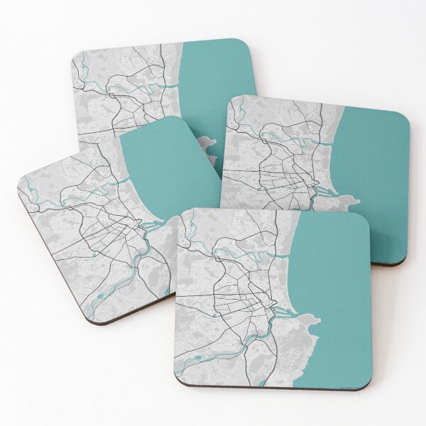 Item preview, Aberdeen Scotland UK Map - Minimal Style w/ Roads designed and sold by wxnw-designs.