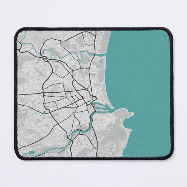 Item preview, Aberdeen Scotland UK Map - Minimal Style w/ Roads designed and sold by wxnw-designs.