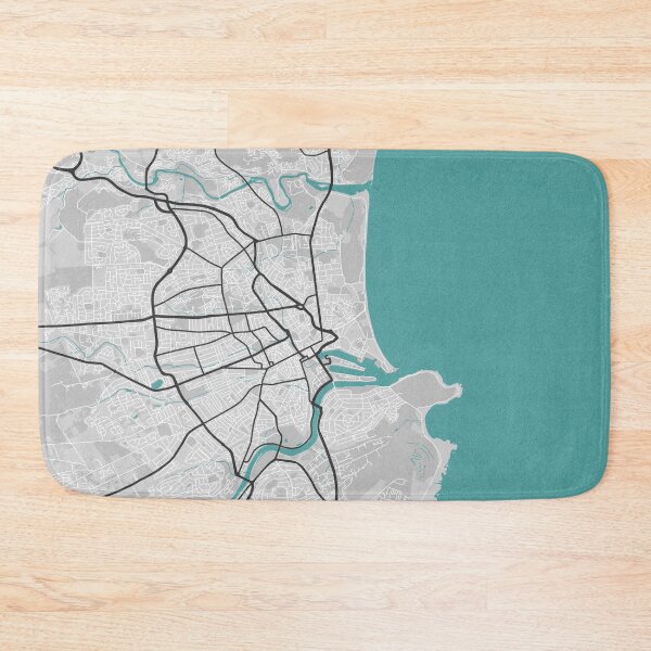 Item preview, Aberdeen Scotland UK Map - Minimal Style w/ Roads designed and sold by wxnw-designs.