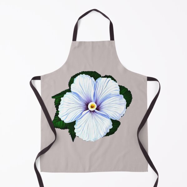 Item preview, Purple and white hibiscus flower designed and sold by gramizzia.