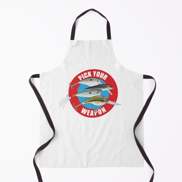 Item preview, Pick Your Weapon Fishing Lures Saying 04 Sticker designed and sold by BlueSkyTheory.