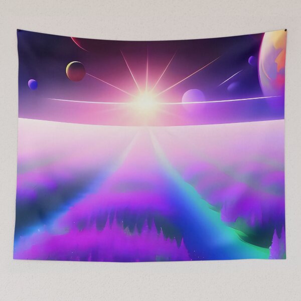 Item preview, Neon Cosmic Vista designed and sold by Teebuya.