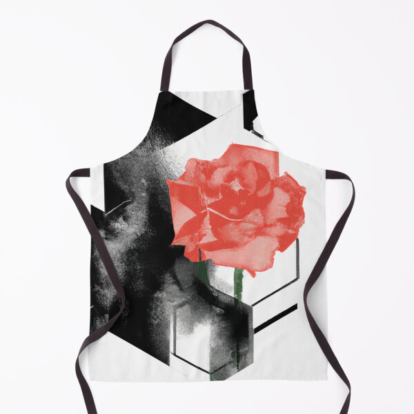 Item preview, Red Rose Geometric Flower Design | Version 1 | Umbellated Studio designed and sold by Umbellated.