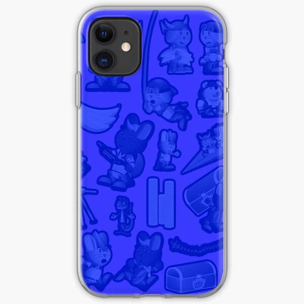Blue Bunnies iPhone Soft Case