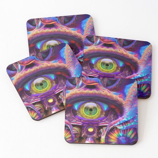Item preview, Psychedelic Face #33 - Part of Our Psychedelic Faces Collection designed and sold by Psychedelic Psychos.