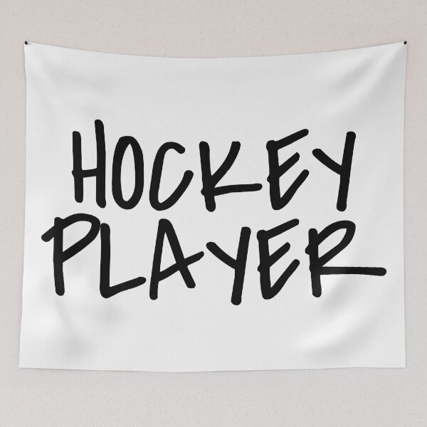 Item preview, HOCKEY PLAYER designed and sold by HOCKEYBUBBLE.
