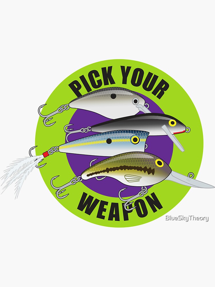 Funny Bass Fishing Sticker - Decal - The Lure Is Not the Issue