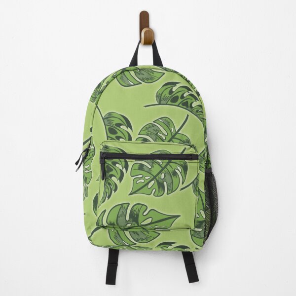 Item preview, Monstera green pattern designed and sold by kitschnklutter.