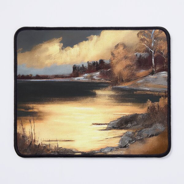 Item preview, Golden tranquility at the lake designed and sold by Catalin Gheorghe Tudor.