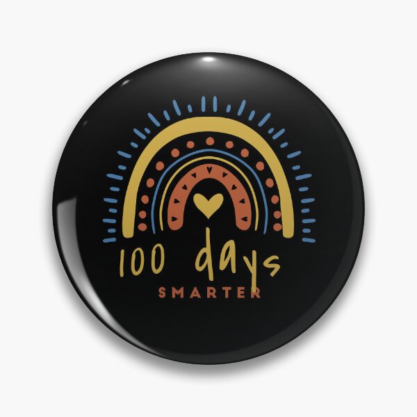 Item preview, 100 days smarter rainbow Day of School Cool Teacher Student designed and sold by NewArtWave.