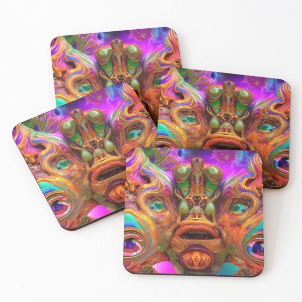 Item preview, Psychedelic Face #34 - Part of Our Psychedelic Faces Collection designed and sold by Psychedelic Psychos.