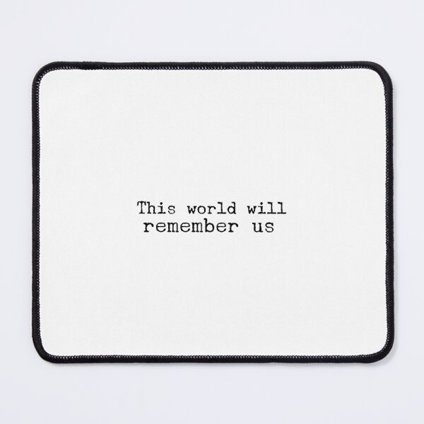 Item preview, This world will remember us designed and sold by TheBookAuror.
