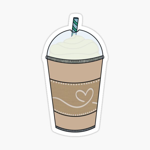 Frappe Waiting For To Notice It, Fun Stickers, Cute Stickers Sticker for  Sale by VStickerKingdom