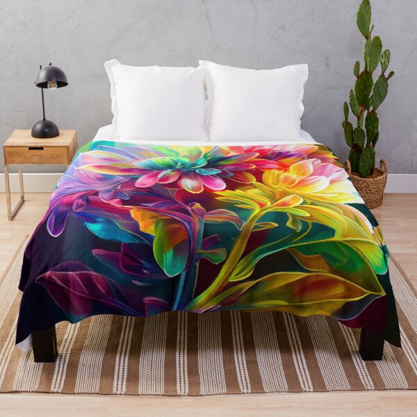 Item preview, The Colors of the Rainbow in Phantasmal Iridescent Flower Graphics designed and sold by HiArtify ❤️.