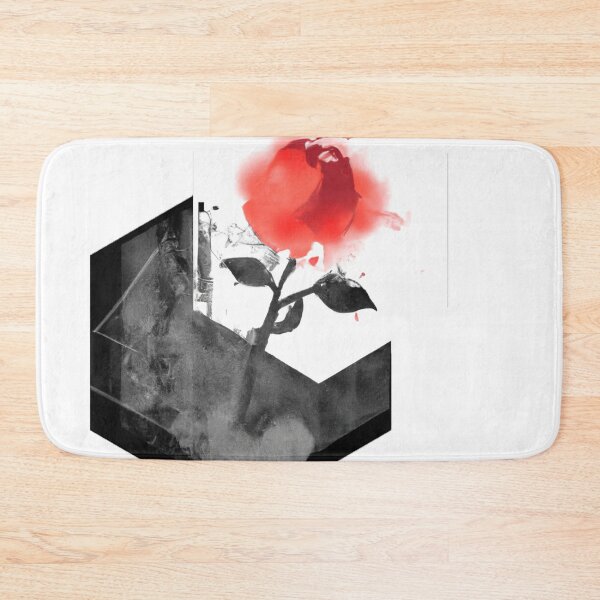 Item preview, Red Rose Geometric Flower Design | Version 2 | Umbellated Studio designed and sold by Umbellated.
