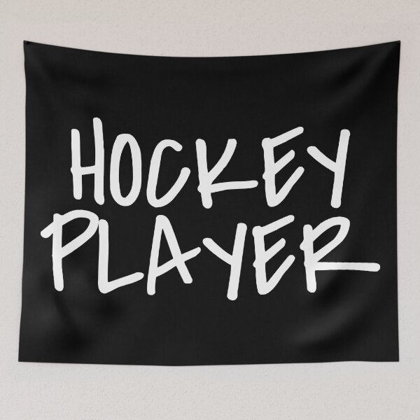 Item preview, HOCKEY PLAYER designed and sold by HOCKEYBUBBLE.