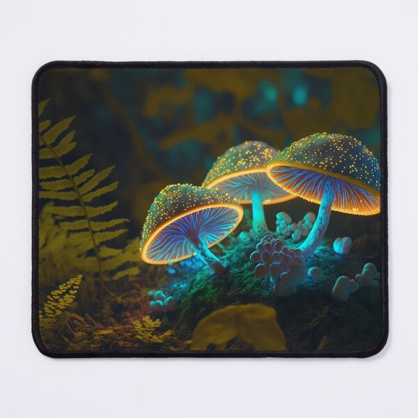 Item preview, Glowing mushrooms 4 designed and sold by Red Witch Art.
