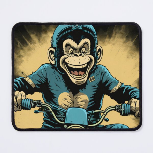 Item preview, Mono conduciendo una motocicleta designed and sold by mrkristof47.