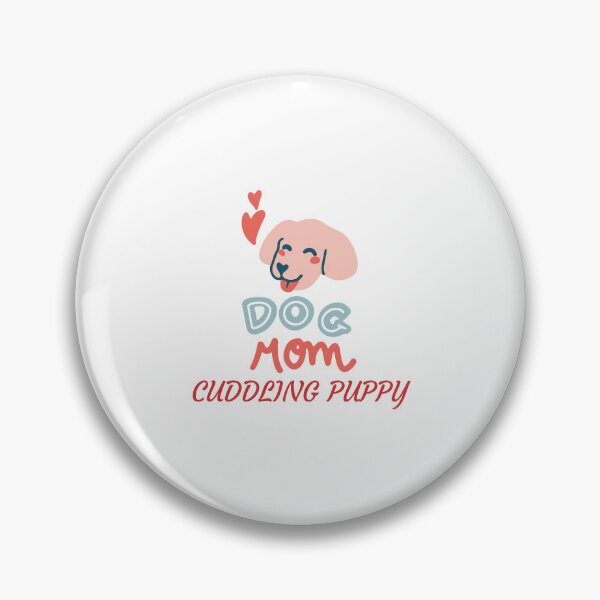 Item preview, dog mom cuddling puppy designed and sold by Itsforyou1.