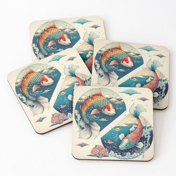 Item preview, Koi Fish in Harmony designed and sold by Ideationing.