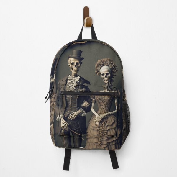 Item preview, Skeleton Couple in Love Holding Hands Valentines, Wedding, Anniversary, Birthday Funny Gift designed and sold by CoyoteStudio.
