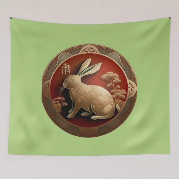Item preview, The Year Of Rabbit 2023 Rabbit  designed and sold by ElvaLind.