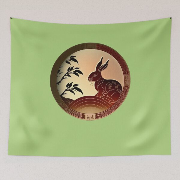 Item preview, The Year Of Rabbit 2023 Rabbit  designed and sold by ElvaLind.