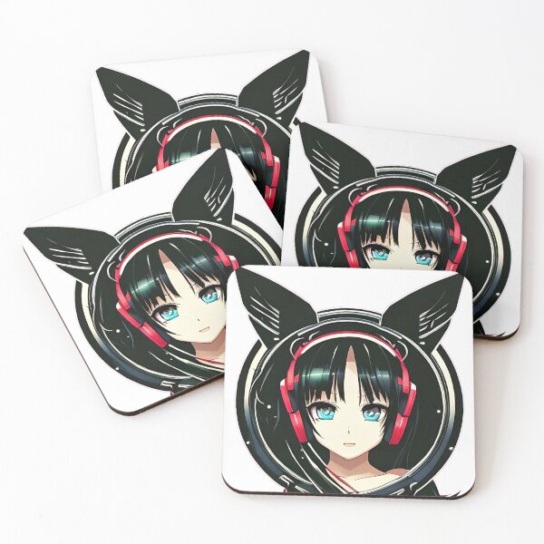 Item preview, Anime girl with headset designed and sold by culturageekstor.
