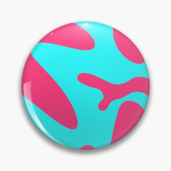 Item preview, Magenta and Baby Blue Bubbly Pattern Design designed and sold by theprintedclub.