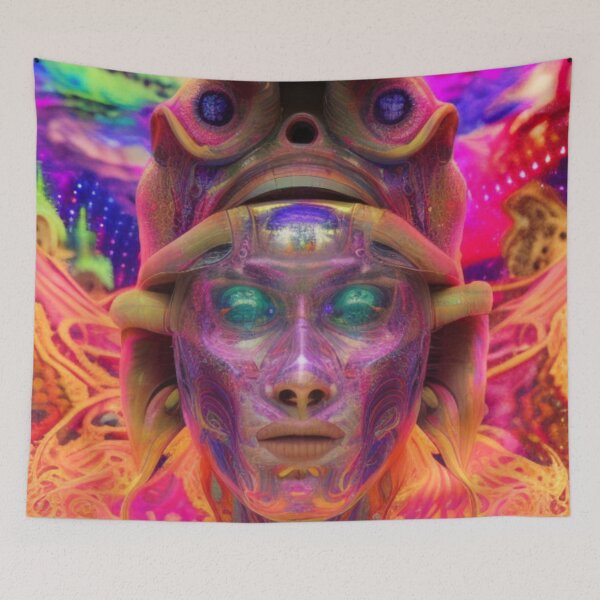 Item preview, Psychedelic Face #37 - Part of Our Psychedelic Faces Collection designed and sold by Psychedelic Psychos.