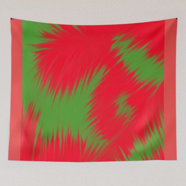 Item preview, Green and Red Art. Red Abstract Art. Green Abstract Art. Bright Abstract Art. designed and sold by Sheeshai23.