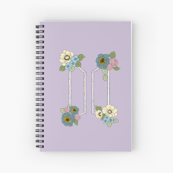 Aperçu de l'œuvre Logo floral BTS créée et vendue par Mornin' Sunshine.
