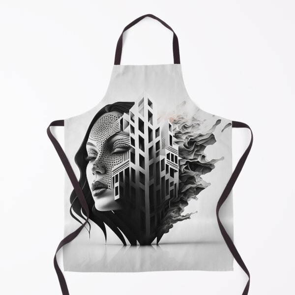 Artikelvorschau, Beautiful Woman conncted with abstract architecture 2 entworfen und verkauft von Artistic Pandas.