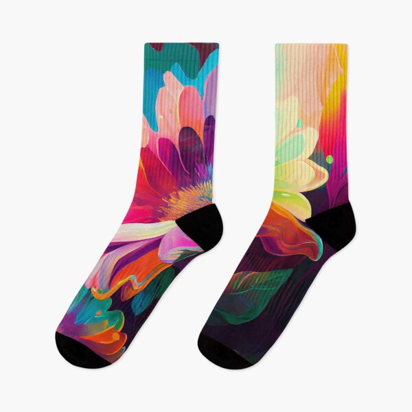 Item preview, The Colors of the Rainbow in Phantasmal Iridescent Flower Graphics designed and sold by HiArtify ❤️.