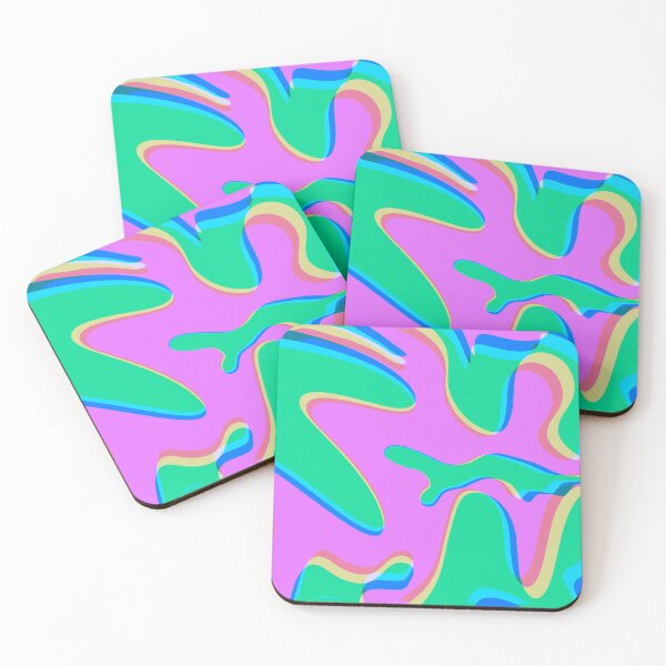 Item preview, Multicolor, Purple, Lilac and Green Bubbly Pattern Design designed and sold by theprintedclub.