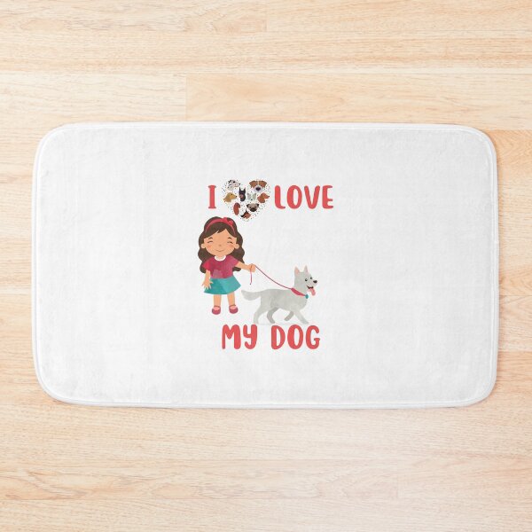 Item preview, dog mom cuddling puppy, I love my dog designed and sold by Itsforyou1.