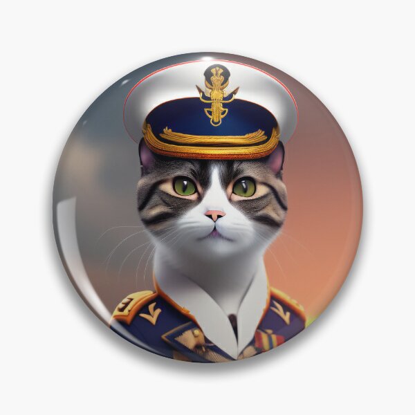 Item preview, The Catsy Cat Uniformed Naval Officer designed and sold by CreepyDesigns.