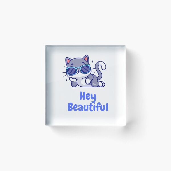 Item preview, Cat saying you look good designed and sold by Blu-Sun.