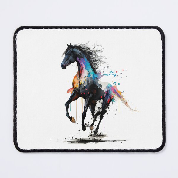Item preview, The Majestic Stallion  - Dripping Ink Art designed and sold by Kontrst.