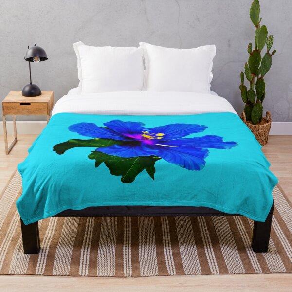 Item preview, Blue hibiscus flower designed and sold by gramizzia.