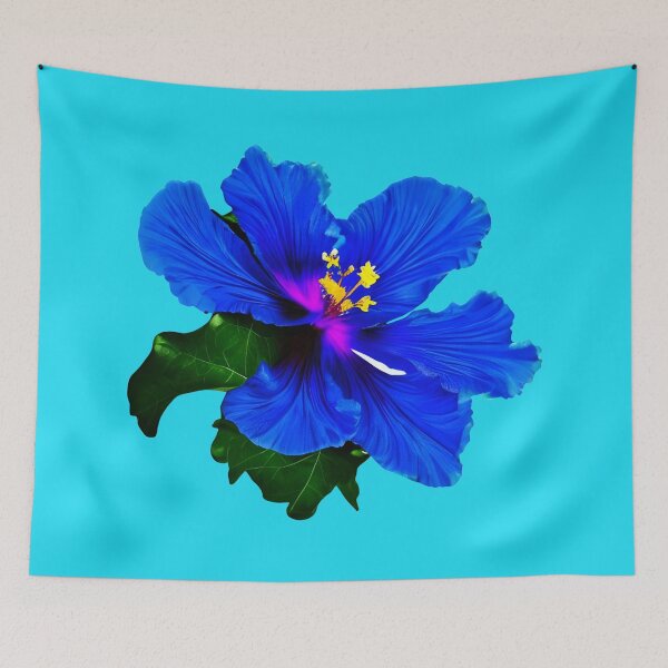 Item preview, Blue hibiscus flower designed and sold by gramizzia.