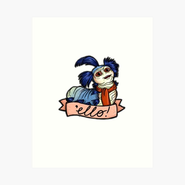Ello - Labyrinth Worm Art Print