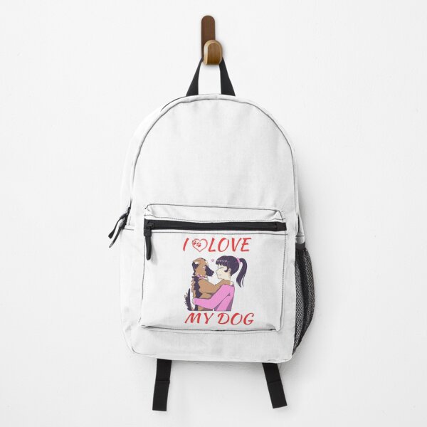 Item preview, dog mom cuddling puppy, I love my dog designed and sold by Itsforyou1.