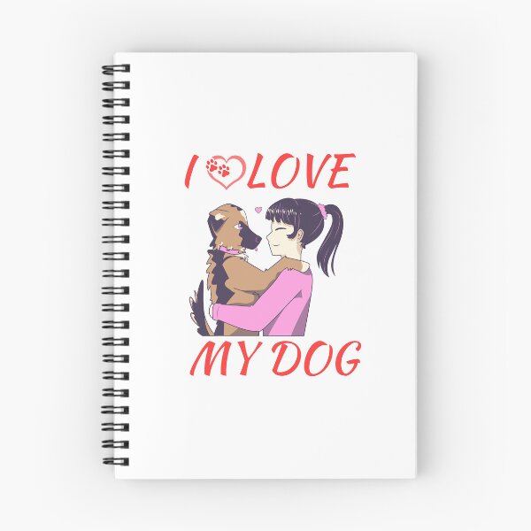 Item preview, dog mom cuddling puppy, I love my dog designed and sold by Itsforyou1.