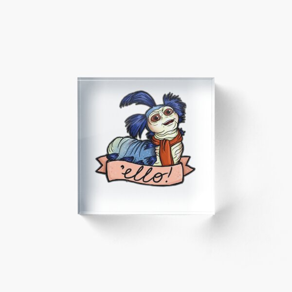 Ello - Labyrinth Worm Acrylic Block