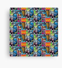Doctor Who Comic Canvas Print