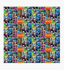 Doctor Who Comic Photographic Print