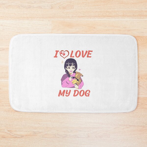 Item preview, dog mom cuddling puppy, I love my dog designed and sold by Itsforyou1.