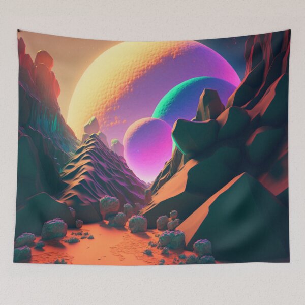 Item preview, Psychedelic Far Away World designed and sold by IllReputes.