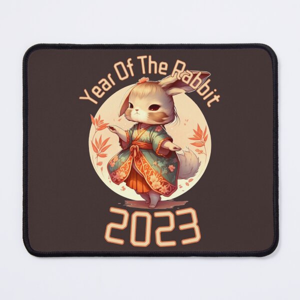 Item preview, The Year Of Rabbit 2023 Rabbit with asian Traditional Clothes designed and sold by ElvaLind.
